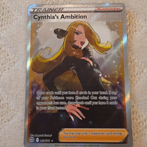Pokemon Cynthia’s Ambition 169/172 Brilliant Stars Full Art Holo UR Eng 2022