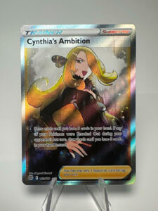 Pokémon Cynthia’s Ambition Full Art Holo Trainer #169/172 Brilliant Stars