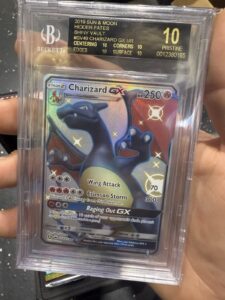 Pokemon Hidden Fates Shiny Vault CHARIZARD GX BGS 10 BLACK LABEL PRISTINE SV49