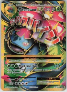 Pokemon M Venusaur EX (Full Art) 100/108 Holo Ultra Rare XY – Evolutions NM
