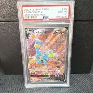Pokemon Machamp V 172/189 Astral Radiance EN Holo Full Art Ultra Rare PSA 10