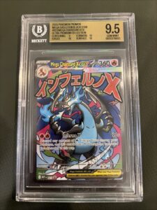 Pokémon Mega Charizard X EX BGS 9.5 Promo Mega Evolution 023 Black Star High Sub
