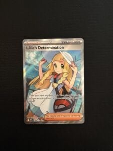 Pokemon Mega Evolution Lillie’s Determination 169/132 Full Art Trainer NM