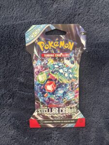 Pokémon Scarlet & Violet Stellar Crown Factory Sealed Booster Pack | Hanger Pack