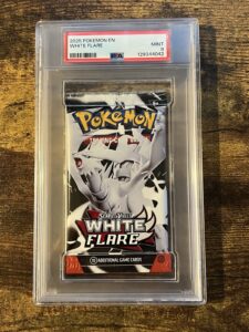 Pokemon Scarlet&Violet White Flare SEALED Booster Pack PSA 9 MINT