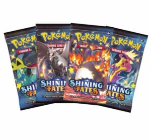 Pokemon Shining Fates Booster Pack Art Set – Factory Sealed