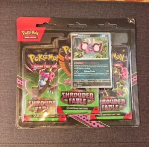 Pokemon Shrouded Fable Three-Pack Booster Blister Scarlet & Violet New Sealed