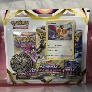 Pokémon Sword & Shield Astral Radiance 3-Pack Booster Blister (Eevee) Sealed