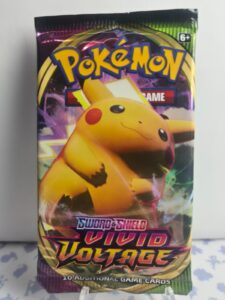 Pokemon Sword & Shield: Vivid Voltage Booster Pack | Factory Sealed Pikachu Art