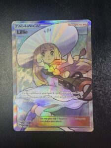 Pokemon TCG 2017 Sun and Moon Base Lillie Full Art Trainer 147/149 Card NM/M