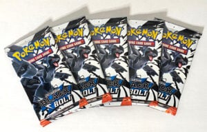 Pokemon TCG Black Bolt Booster Pack x5 Factory Sealed NEW