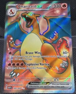 Pokémon TCG Charizard EX 183/165 Full Art Holo 151 Ultra Rare