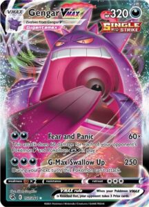 Pokémon TCG Gengar VMAX Fusion Strike 157/264 Holo Full Art LP
