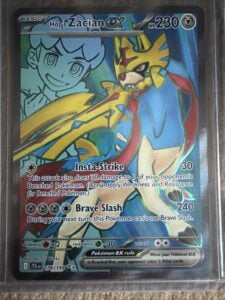 Pokémon TCG Hops Zacian EX Full Art Holo Card 176/159 Journey Together