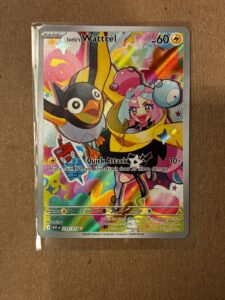 Pokemon TCG Iono’s Wattrel 231/217 Full Art (IR) NM+ Ascended Heroes Clean