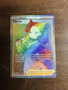Pokémon TCG Marnie 208/202 Sword & Shield Secret Rare Rainbow Full Art Trainer