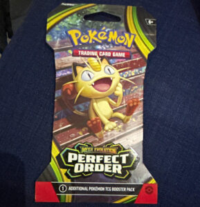 Pokémon TCG Mega Evolution Perfect Order Sealed Booster Pack, English (Meowth)