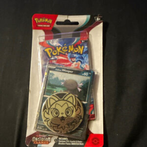 Pokémon TCG Obsidian Flames Booster Pack 1-Pack Paldean Wooper Promo English