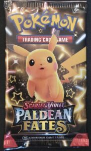 Pokemon TCG Paldean Fates Booster Pack – 5 Packs New and Sealed