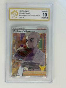 Pokémon TCG Professor’s Research (Full Art) Celebrations 024/025 CGA 10