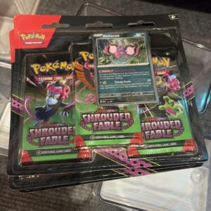Pokémon TCG Scarlet and Violet Shrouded Fable 3 Booster Blister Pack PECHARUNT