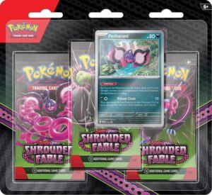 Pokémon TCG Scarlet and Violet Shrouded Fable 3 Booster Blister Pack PECHARUNT