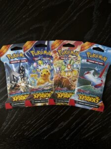 Pokemon TCG Surging Sparks Sleeved Booster Pack (X4) – COMPLETE ART SET