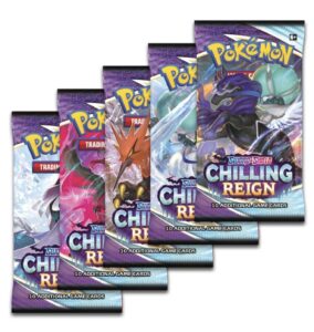 Pokemon TCG Sword & Shield – Chilling Reign Booster Pack x1 – NEW & SEALED ✅