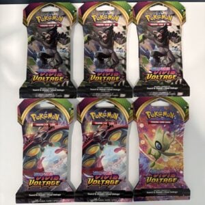 Pokemon TCG: Sword & Shield Vivid Voltage Sleeved Booster Pack Sealed New (6)