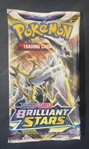 Pokemon TCG – x1 Brilliant Stars Booster Pack – Sword & Shield – New/Sealed