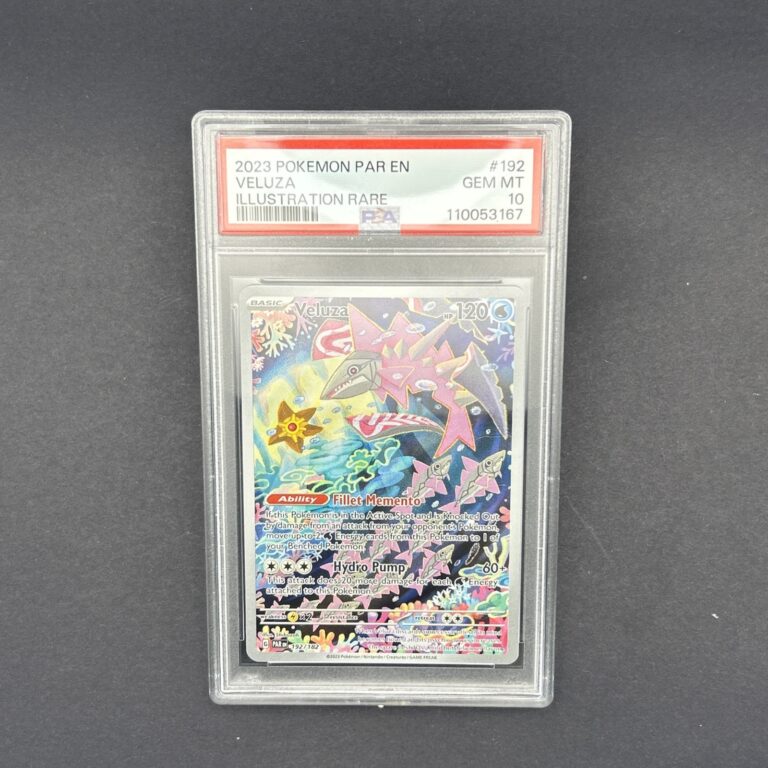 Pokemon Veluza 192/182 Paradox Rift Illustration Rare Pokemon Card PSA 10