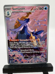 Pokemon White Flare Samurott 107/086 Holo Illustration Rare NM