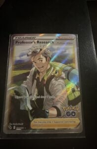 Professor’s Research [Professor Willow] (Full Art) 078/078 Pokémon GO Holo