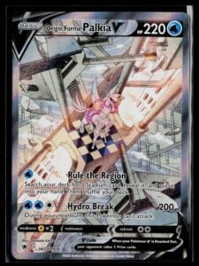 SWSH10: Astral Radiance #167/189 Origin Forme Palkia V (Alternate Full Art)