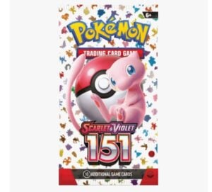 Scarlet & Violet 151 Booster Pack – 1x NEW English Factory Sealed Pokemon 2023
