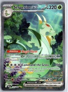 Serperior ex – 164/086 Special Illustration Rare Holo SV: Black Bolt NM Ryota Mu