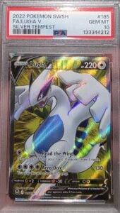 The Pokémon Company 2022 Lugia V 185/195 Silver Tempest Full Art Holo PSA 10