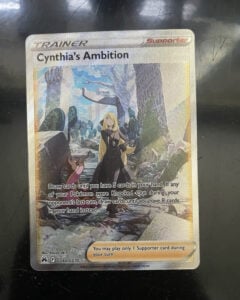 The Pokémon Company Cynthia’s Ambition GG60/GG70 Crown Zenith Full Art Holo UR