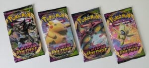 VIVID VOLTAGE BOOSTER PACK x 4 – COMPLETE ART SET – POKEMON TCG – NEW / SEALED