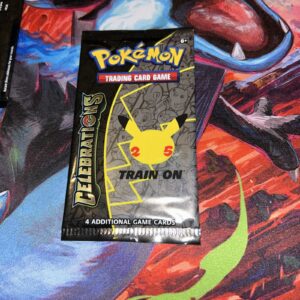 X1 Pokémon 25th Anniversary Celebrations Booster Pack New And Factory Sealed