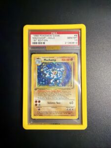 1999 Holo 1st Edition Base Set Machamp PSA 10 MBA GOLD 1 of 1!