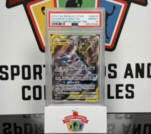 2019 Pokemon Sun & Moon Black Star Garchomp & Giratina GX Tag Team Promo PSA 10