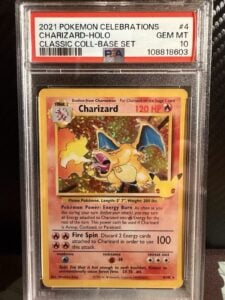 2021 Pokemon Celebrations Charizard-Holo Classic Coll. – Base Set PSA 10