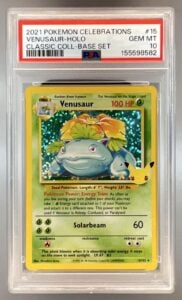 2021 Pokemon SWSH Celebrations Venusaur Classic Coll Base Set PSA 10 FDP214