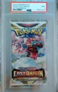 2022 Pokémon Lost Origin ENAMOUS Art Sealed Booster Foil Pack PSA 9