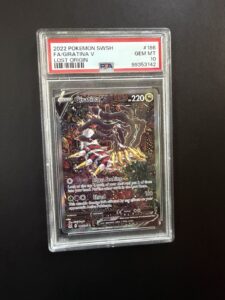 2022 Pokemon Lost Origin Giratina V Alt Art Holo 186/196 PSA 10