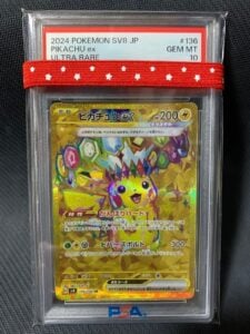 2024 Pokemon Japanese SV8 Super Electric Breaker 136/106 UR Pikachu EX PSA 10