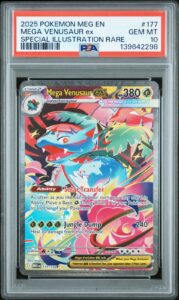 2025 POKEMON MEG EN-MEGA EVOLUTION #177 MEGA VENUSAUR EX PSA 10