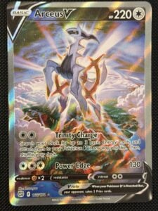 Arceus V 166/172 Alt Art Full Art Ultra Rare Brilliant Stars Pokemon Card NM