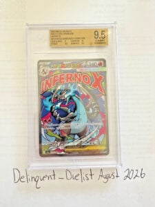 BGS 9.5 Charizard X Ex #223 Japanese 2025 Mega Dream Ex